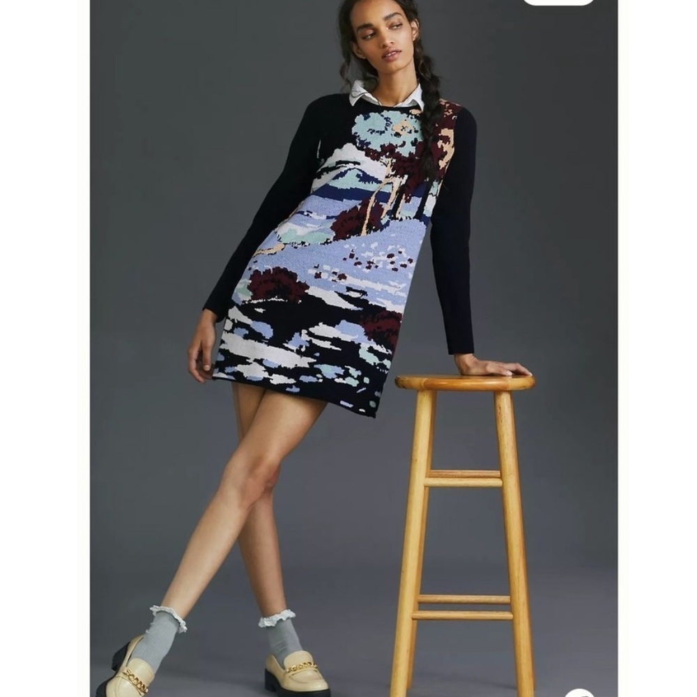 ANTHROPOLOGIE MAEVE Sweater Dress Size Large